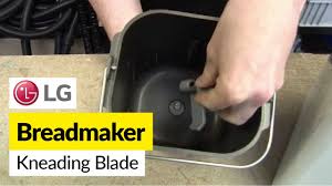 Lg Breadmaker Kneading Blade Youtube Removable kneading paddle and bread pan aid cleanup. lg breadmaker kneading blade