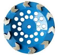 7” inch 5/8-11 Angle Grinder Diamond Grinding Disk for Concrete Floor  Grinding 180mm Arrow Segment Grinding Garage Grinder Disk Cup Wheel for  Epoxy ...