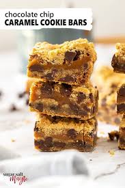 Caramel Chocolate Chip Cookie Bars Recipe In 2020 Chocolate Cake Recipe Easy Chocolate Chip Cookies Easy Cookie Recipes