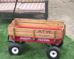 Maybe you would like to learn more about one of these? Super Radio Flyer 32s Atw All Terrain Steel And Wood Wagon With Pneumatic Tires 15 Off If Purchased By 3am Radio Flyer Vintage Toys Wood Wagon