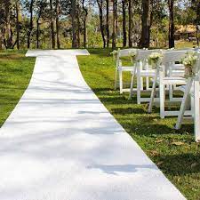Rinlong set of 6 wedding aisle chair decorations church chairs bench pew bows for wedding ceremony party decor white calla lily eucalyptus olive leaves artificial flowers with ribbons. White Outdoor Carpet Aisle Runner 6m Brisbane
