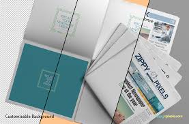 Download Free Psd Newspaper Mockup For Advertising Designs On Behance