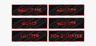 Panels to give your twitch channel the perfect face! Crimson Twitch Panels Twitch Panels For Free And Setup Guide Hd Png Download Kindpng