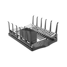 31 results for stainless steel dish drainer. Tramontina Plurale Stainless Steel Dish Drainer Rack With Graphite Gray Drip Tray Tramontina