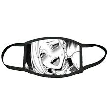 Ino Tongue Out Ahegao Black and White Naruto Face Mask, Washable and  Reusable | eBay