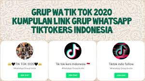 Cukup gunakan bahasa indonesia yang baik dan benar, dan yang terpenting jangan sampai menggunakan kalimat alay. 2021 Link Grup Whatsapp Artis Tik Tok 2021 Tiktok Followers Tiktokers