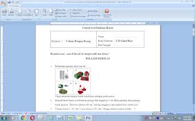 We did not find results for: Soal Ulangan Harian Matematika Kelas 5 Sd Mi Volume Bangun Ruang Antapedia Com