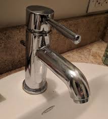When fixing a cartridge faucet, it is a good idea to buff the inside of the cylinder. How Can I Remove This Single Hole American Standard Bathroom Faucet Home Improvement Stack Exchange