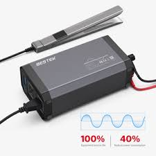 Bestek 300w pure sine inverters designed for your devices that require careful protection, provide continuous dc to i have no fancy equipment for testing the wave but i did plug in a fan and it ran very quiet, a modified sine wave inverter. Amazon Com Bestek 1000w Pure Sine Wave Power Inverter Dc 12v To 110v Ac Car Inverter With Digital Lcd Display 4 2a Dual Usb Charging Ports