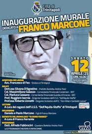 Inaugurazione del murale in memoria di Franco Marcone a Trinitapoli