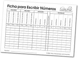 Eso significa que estamos mirando al 8. Fichas Para Dictado De Numeros