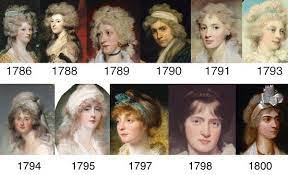 English Women S Hairstyles 1786 1800 18th Century Hair Womens Hairstyles Friendship