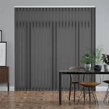 Vertical blinds in a great range of modern colours to buy online, also featuring practicality that packs a punch! Valencia Anchor Grey Vertical Blind