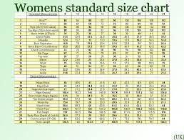 Standard Uk Womens Size Chart Zodomo Com Ayucar Com Womenclothingshops Dress Size Chart Women Size Chart Clothing Size Chart