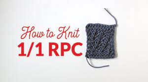 In circular knitting, rows are. How To Knit One Over One Right Purl Cross 1 1 Rpc In Knitting Hands Occupied Youtube