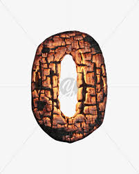 Download O From Burned Wood Font On Yellow Images Creative Fonts PSD Mockup Templates