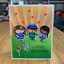 Using scrapbook paper to create greeting cards. Card Making Ideas Inky Stampy