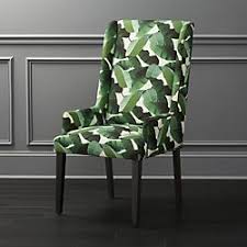 Reynolds Banana Leaf Print Chair Printed Chair Shabby Chic Table And Chairs Velvet Chair