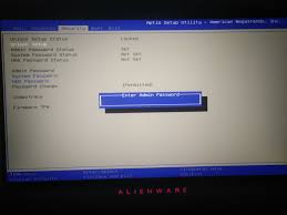 I have never set one, and i have been the only owner of the system. Unlock Bios Password For Dell Alienware 17 R4 Bios Fix Com