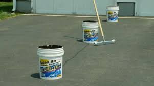 • fortified with sand for added traction. Latex Ite 4 75 Gal Airport Grade Asphalt Driveway Filler Sealer 73066 The Home Depot