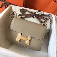 Handmade Hermes Constance 24 Bag Gris Tourterelle Epsom Calfskin 1 Hermes Handbags Hermes Constance Bag Bags