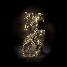 Small elephants figurines for the small spaces in our home like shelf decor. The Elephants Sculpture Large Decora Loft