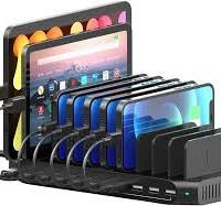 Amazon.com: SUIDEK 10-Port Multi Charging Station, 60W USB ...