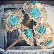 Get everything you need for throwing a perfect outdoor country wedding, from diy projects to decorations, planning advice, and more! Small Turquoise Aqua Cream Soft Grey Bouquet Bridesmaid Bouquet Aqua Sola Wood Bab Turquoise Wedding Flowers Flower Bouquet Wedding Turquoise Wedding