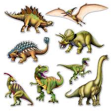 Ausmalbild dinosaurier und steinzeit dinosaurier. Cutout Set Dinosaurier 8 Teilig Dinosaurier Dinosaurierbilder Dinosaurier Kunst