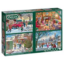 Start solving your favorite jigsaw puzzle now! Jumbo Falcon De Luxe Family Time At Christmas Jigsaw Puzzles For Adults 4 X 1 000 Piece Buy Online In Chile At Desertcart 139401248