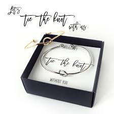 Bridesmaid Proposal Bracelet This Knot Gift Your Idea With Tie The Get Set Bridesmaid Proposal Gifts Bridesmaid Proposal Gifts For Wedding Party