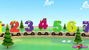 Numbers Song For Children Learn To Count With 3d Numbers Train Kids Nursery Rhymes Kids Songs Kids Training