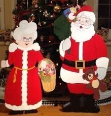 Unbranded wooden decorative mr & mrs plaques & signs. 50 Best Outdoor Santa Claus Decorations Ideas On Foter