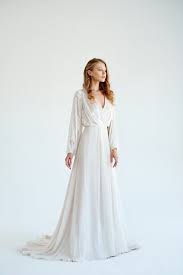 Silk Wedding Dress March Boho Wedding Gown Ivory Bridal Gown Bohemian Wedd Bohemian Boho Ivory Bridal Gown Boho Wedding Gown Simple Bridal Dresses