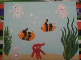 Handprint Sea Animal Craft Idea For Kids Sea Animal Crafts Animal Crafts Handprint Crafts