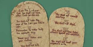 Ten Commandments Tablets 10 Commandments Craft Ten Commandments Craft Bible Crafts
