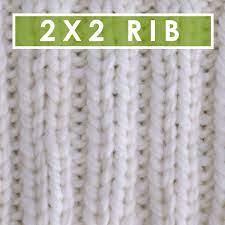 Maybe you would like to learn more about one of these? 2x2 Rib Stitch Knitting Pattern Rib Stitch Knitting Knitting Stitches Tutorial Loom Knitting Patterns