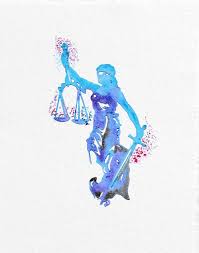 Lady Justice Lady Justice Law Office Decor Painting