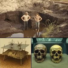In Florida, a 7,000-year-old pond cemetery unearthed human remains older  than the Egyptian pyramids 🤯! Discovered in 1982, the remarkable site  revealed nearly 200 well-preserved burials, with 91 skulls still containing  brain