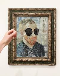 Conscience Is A Man S Compass Vincent Van Gogh Self Portrait With A Japanese Print Kunsthalle Basel Tokyo Van Gogh Self Portrait Japanese Prints Art Basel