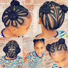 The main reason that little girls wear braids differently from adults is that they can still wear cute looks. 40 Easy Cornrows Protective Hairstyles For Black Girls Ages 4 12 Coils And Glory