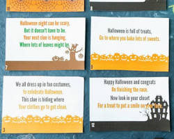 Halloween Scavenger Hunt Game