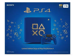 New Playstation 4 Slim 1tb Limited Edition Console Days Of Play Bundle Blue Ps4 Gaming Video Playstation 4 Sony Playstation Playstation