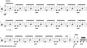 Green Day Boulevard Of Broken Dreams Piano Sheet Music Boulevard Of Broken Dreams Green Day Drum Sheet Music Onlinedrummer Com Drum Sheet Music Drums Sheet Sheet Music