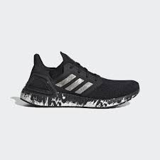 Adidas Black And Grey Running Shoes Ultraboost 20 Shoes In 2020 Shoes Black Shoes Black Adidas