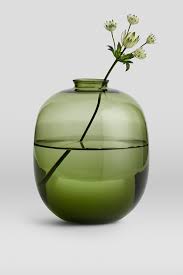 Rounded Vase 12 5cm Green Home Arket Gb Round Vase Green Vase Vase