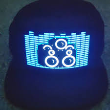 Sound Activated Led Light Up Glow In Dark Hat 5 Styles Bmessentials
