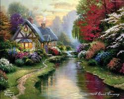 There are tons of great resources for free printable color pages online. Thomas Kinkade Summer Wallpapers Top Free Thomas Kinkade Summer Backgrounds Wallpaperaccess