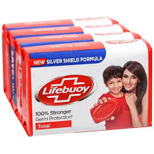 Lifebuoy Total Soap (Pack of 4)