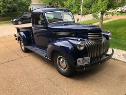 Image result for Blue 1946 Truck